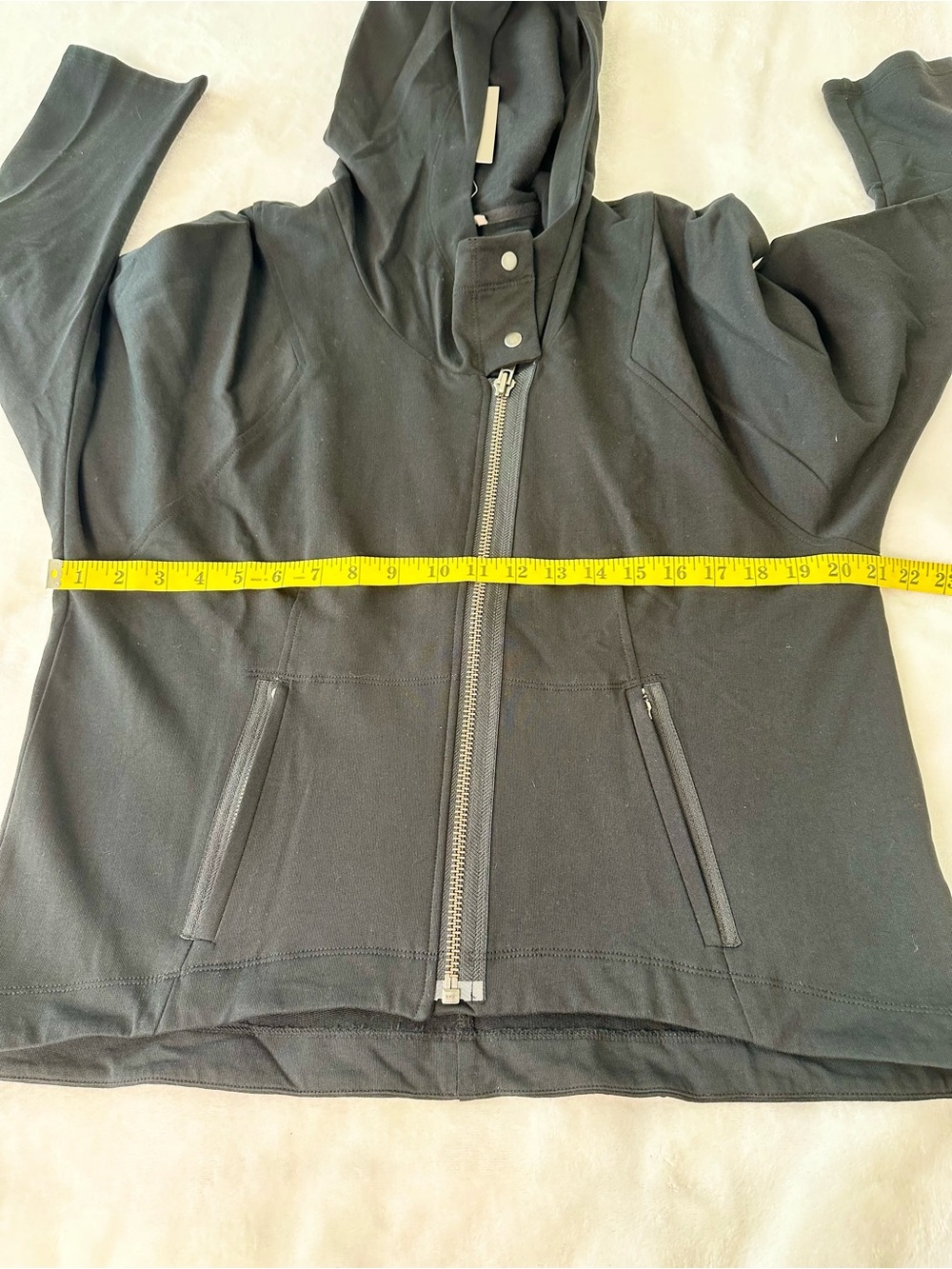 Helmut Stratus Sweatshirt/Hoodie with Asymmetrical Full Zip Size Large - Picture 6 of 10